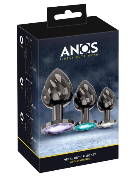 Metal Butt Plug Set ANOS