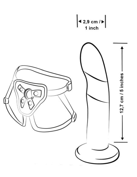 Страпон Piccolo Pegging Kit ROMP