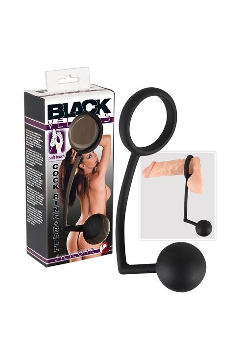 Silicone Anal Ball+Cock ring