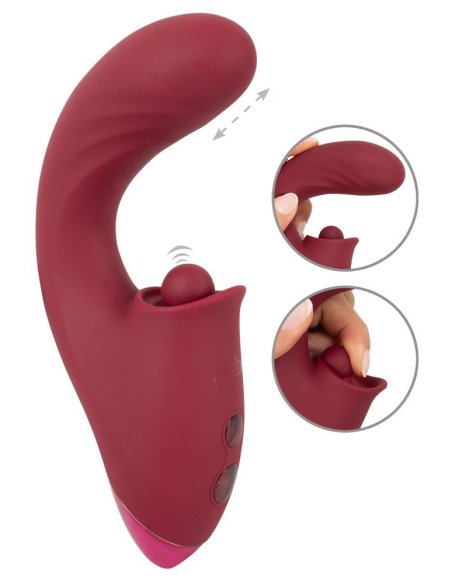 Вибратор со стимулятором клитора 3 Function Rabbit Vibrator JAVIDA