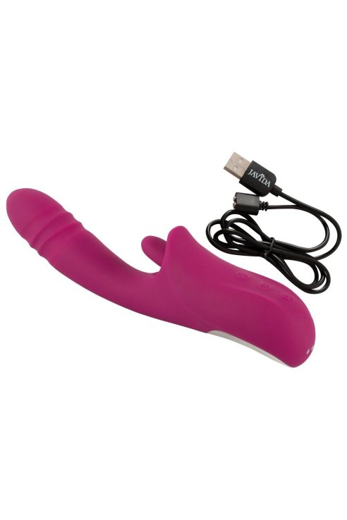 Вибратор со стимулятором клитора 3 Function Rabbit Vibrator JAVIDA