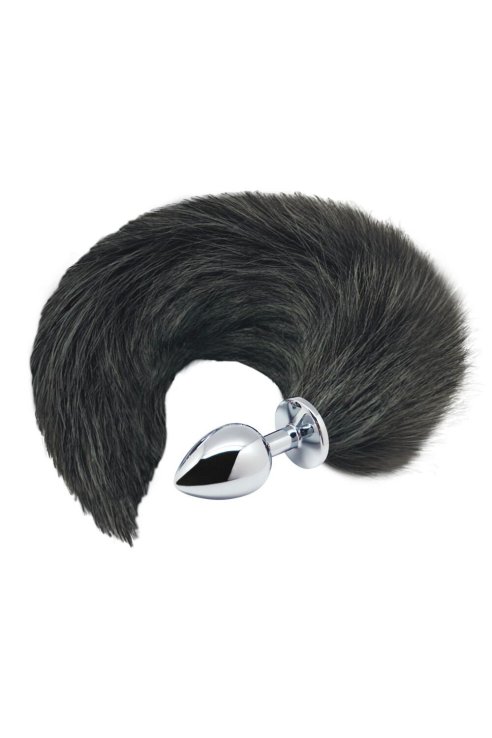 Black & White Fox Tail S
