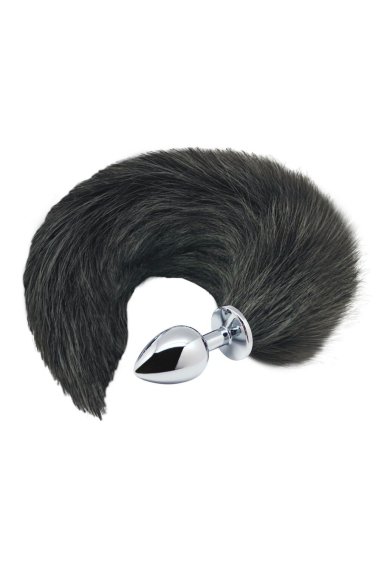 Analna kupa Black & White Fox Tail M