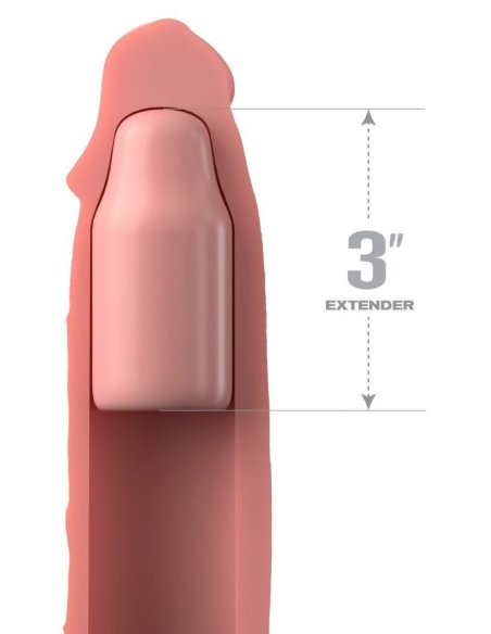 Nadogradna navlaka za penis 3" Silicone X-tension with Strap