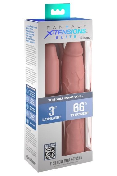 3" Silicone X-tension with Strap