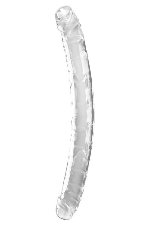 18" Double Dildo King Cock Clear
