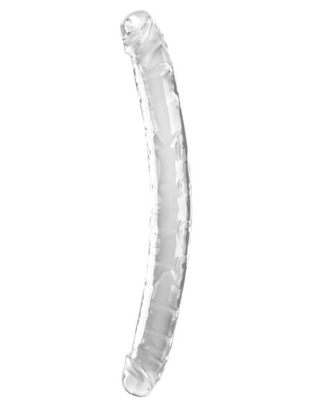 18" Double Dildo King Cock Clear