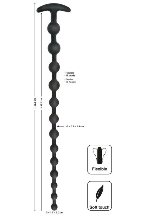 Kuglice Anal beads Black Velvets
