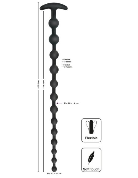 Anal beads Black Velvets