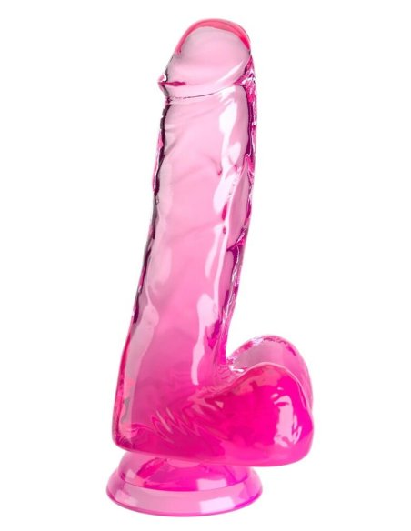6“ Cock with Balls King Cock Clear