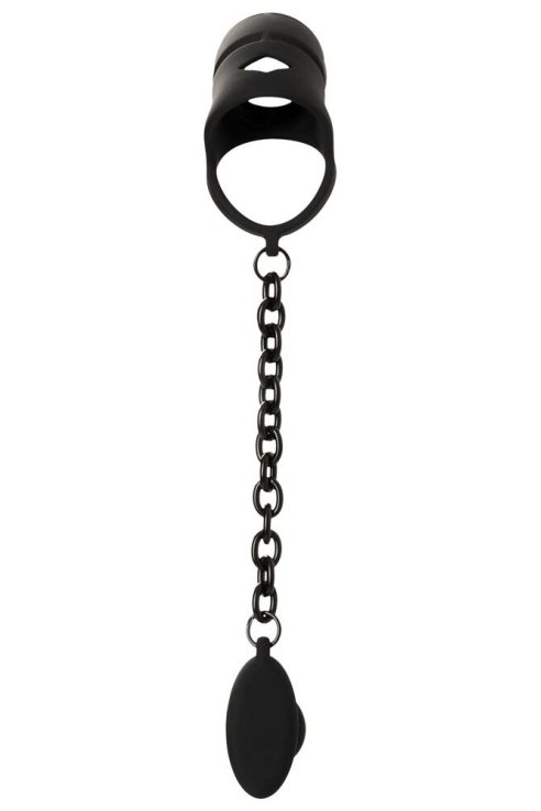 Cock cage with butt plug Black Velvets