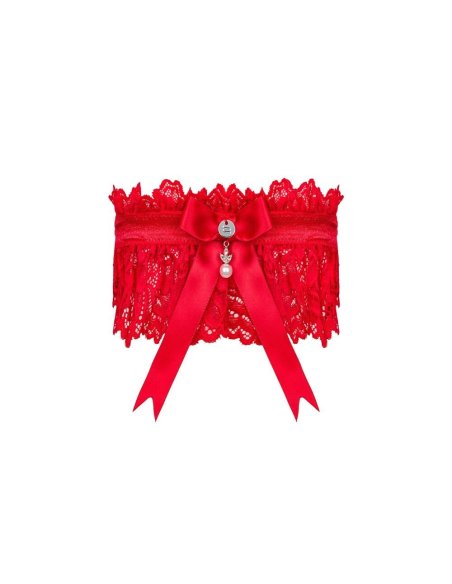 Čipkana podvezica Amor Cherris garter Obsessive