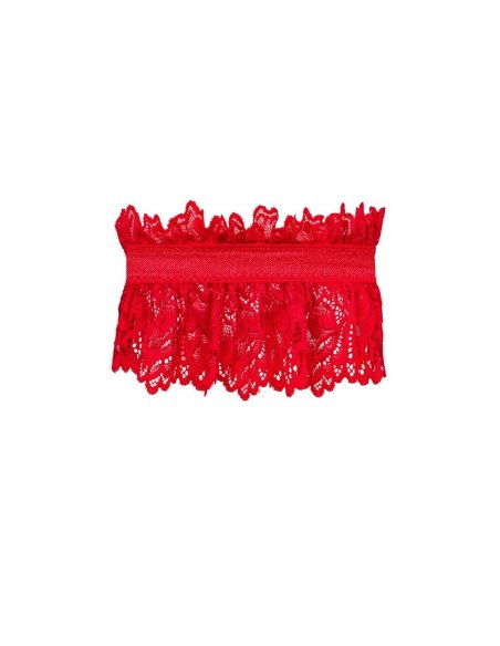 Čipkana podvezica Amor Cherris garter Obsessive