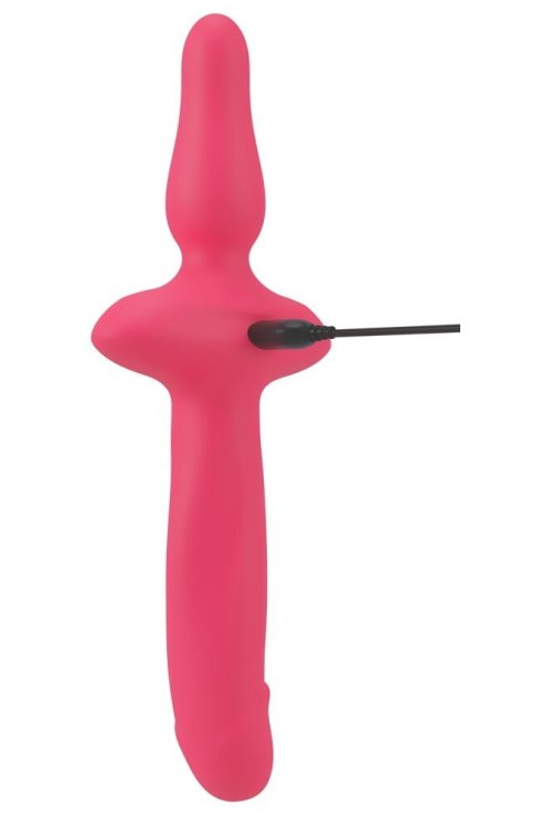 Vibrating 2in1 Vibrator + Butt Plug Couples Choice