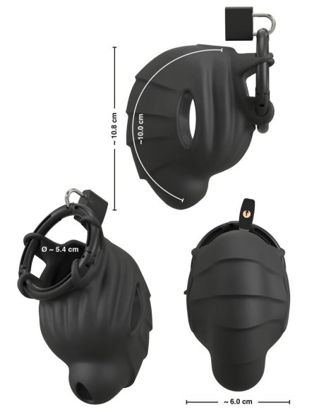 Kavez za penis Cock & ball cage Black Velvets
