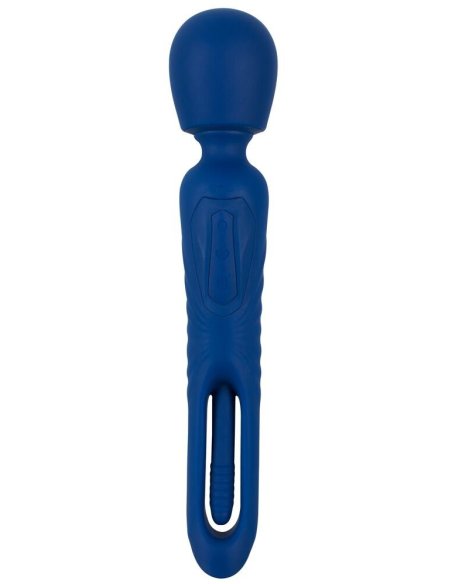 Vibromasažer 2in1 Wand with Flicking Tongue Sweet Smile
