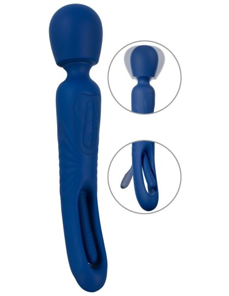 Vibromassager 2in1 Wand with Flicking Tongue Sweet Smile