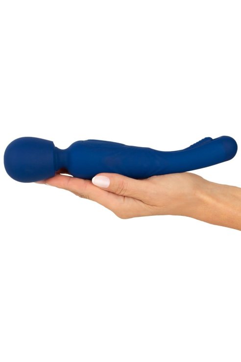 Vibromassager 2in1 Wand with Flicking Tongue Sweet Smile