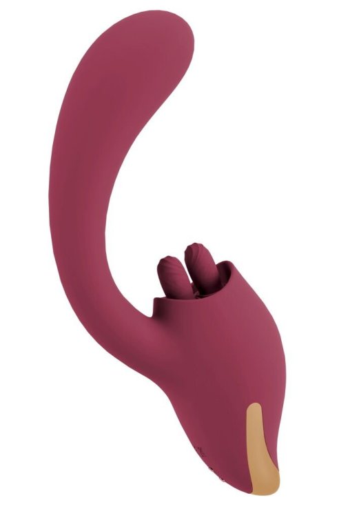 Вибратор со стимулятором клитора 2 Function Vibrator JAVIDA