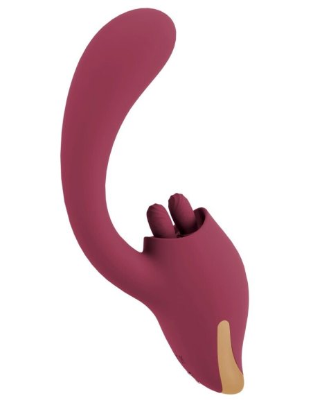 Вибратор со стимулятором клитора 2 Function Vibrator JAVIDA