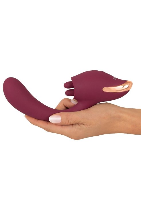 Вибратор со стимулятором клитора 2 Function Vibrator JAVIDA