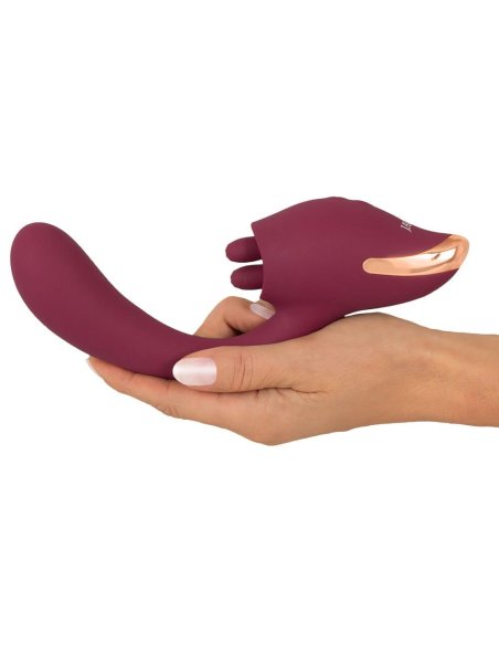 Вибратор со стимулятором клитора 2 Function Vibrator JAVIDA