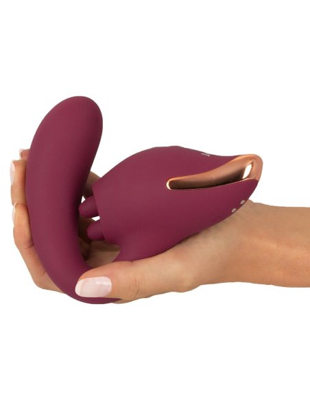 Вибратор со стимулятором клитора 2 Function Vibrator JAVIDA