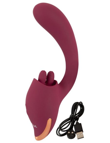 Вибратор со стимулятором клитора 2 Function Vibrator JAVIDA