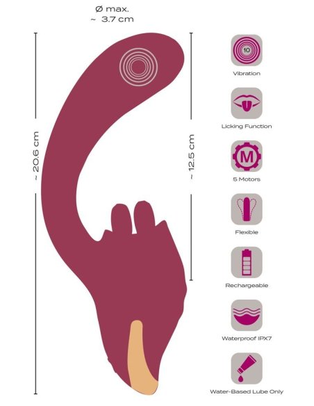 2 Function Vibrator JAVIDA