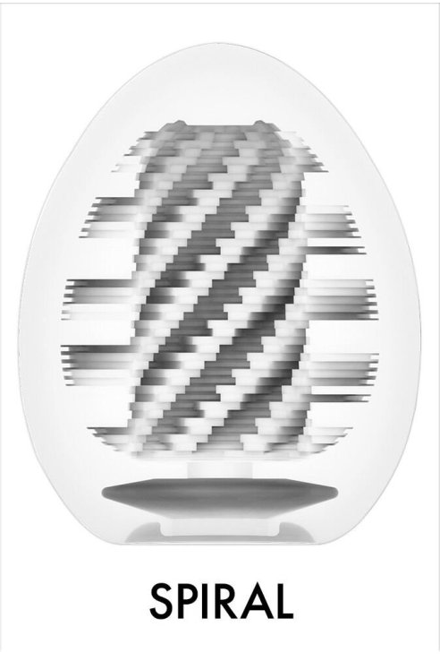 Masturbator Egg Spiral Stronger TENGA
