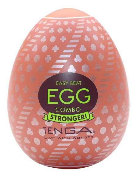Masturbator Egg Combo Stronger TENGA