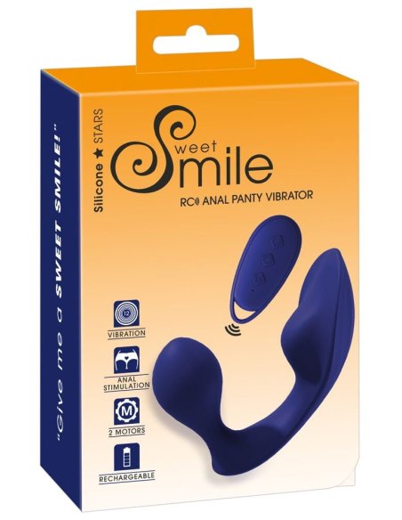 Vibrating RC Anal Panty Vibrator Sweet Smile