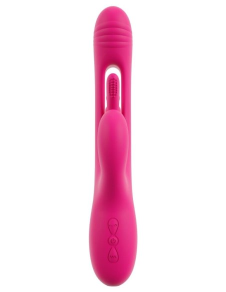 Vibrator za trostruku stimulaciju Triple Vibe With Flicking Tongue Sweet Smile