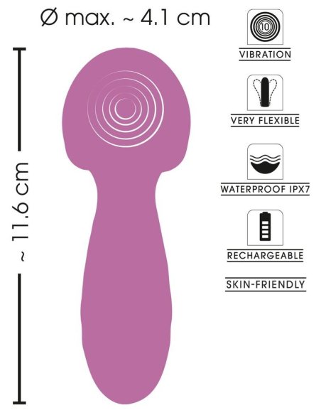 Vibromassager Flexible Mini Wand Sweet Smile