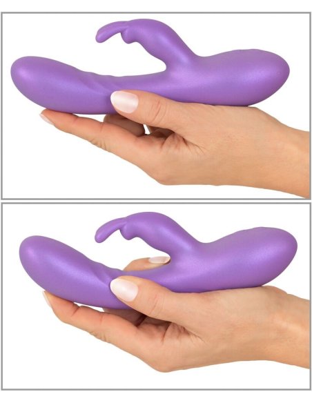 Вибратор со стимулятором клитора Flexible Rabbit Sweet Smile