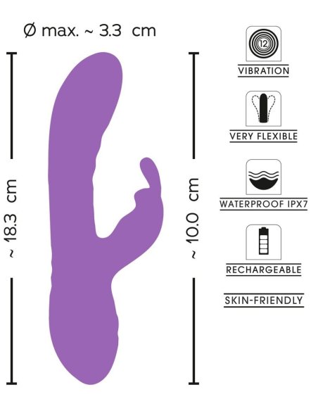 Rabbit Vibrator Flexible Rabbit Sweet Smile