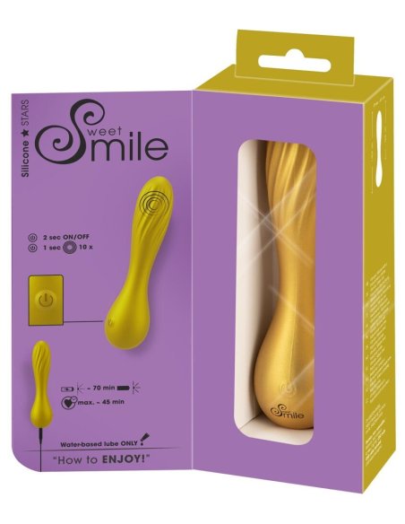 Мини вибратор Flexible Swirl Sweet Smile