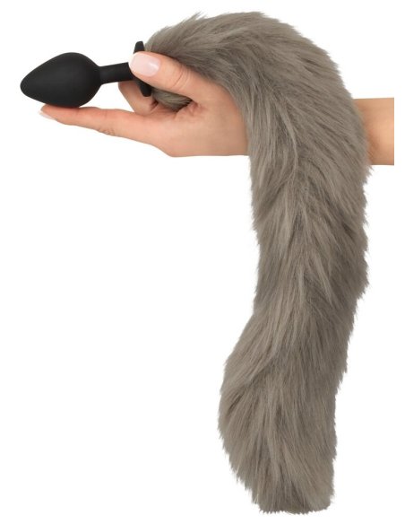 copy of Black & White Fox Tail M