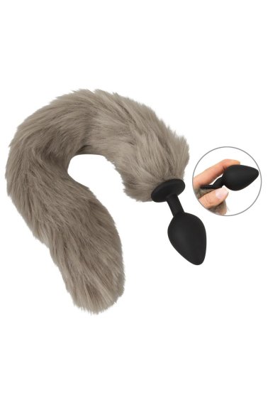 kopija od Analna kupa Black & White Fox Tail M