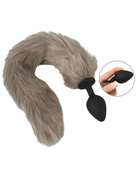 copy of Black & White Fox Tail M