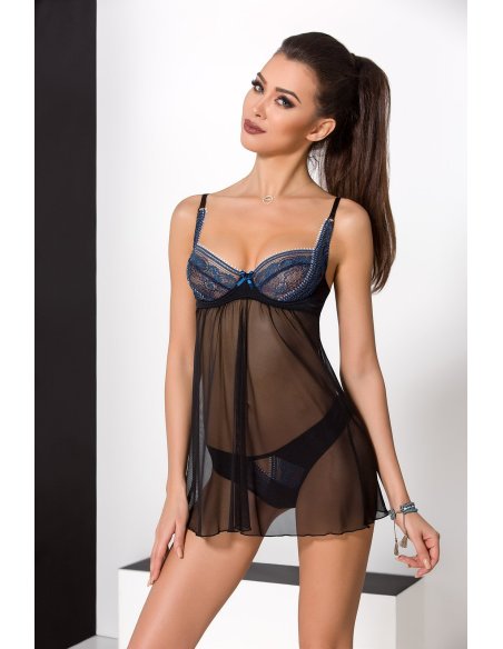 Haljina GISELE CHEMISE black S/M - Passion