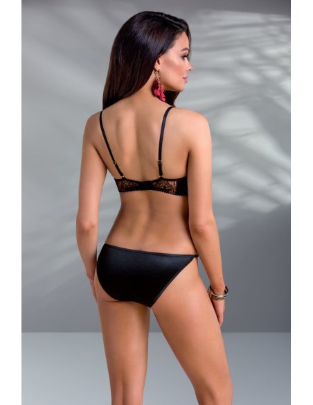 MIRELLA SET WITH OPEN BRA black L/XL - Casmir