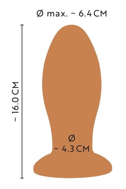 Soft Butt Plug with suction cup ANOS