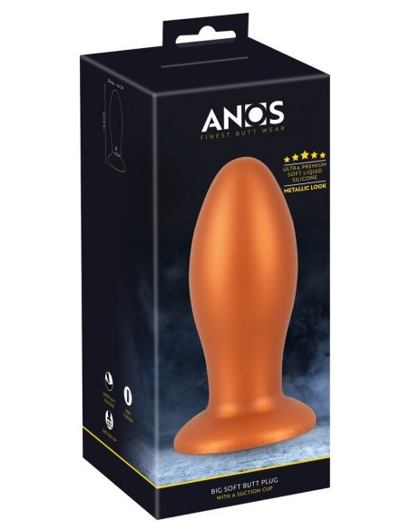 Soft Butt Plug with suction cup ANOS
