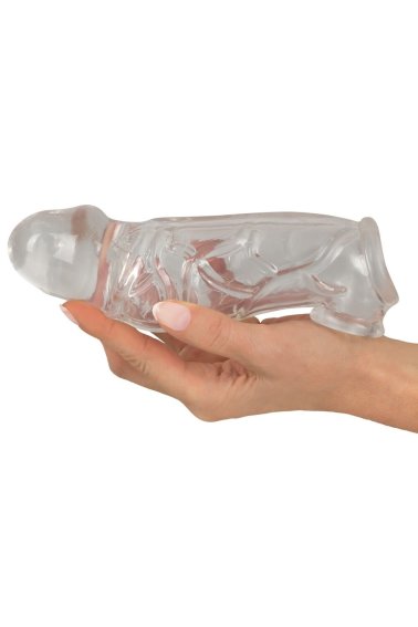 Насадка на пенис Penis Sleeve with extension + ball ring