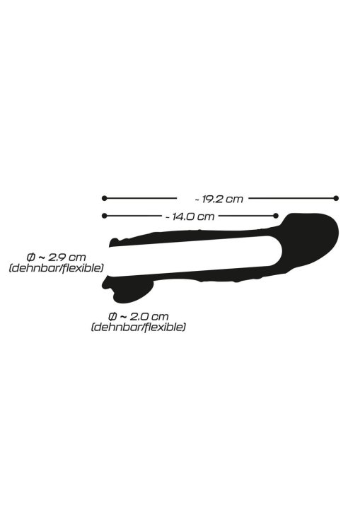 Navlaka za penis Penis Sleeve with extension + ball ring