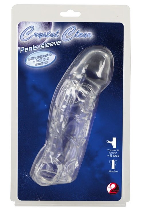 Navlaka za penis Penis Sleeve with extension + ball ring