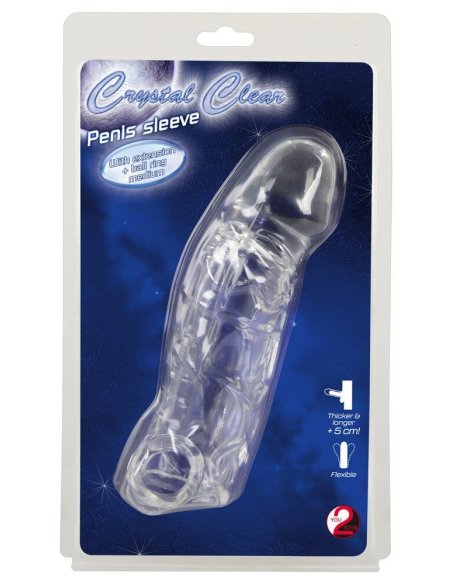 Navlaka za penis Penis Sleeve with extension + ball ring