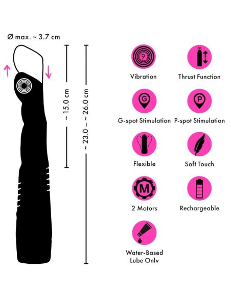 Vibrator G and P-Spot Thrusting Vibrator Couples Choice