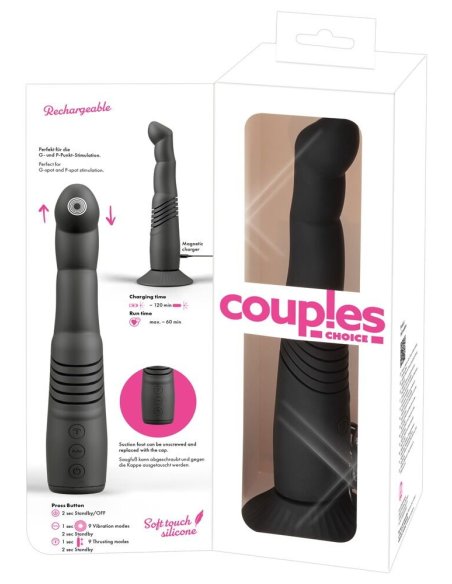 Vibrator G and P-Spot Thrusting Vibrator Couples Choice